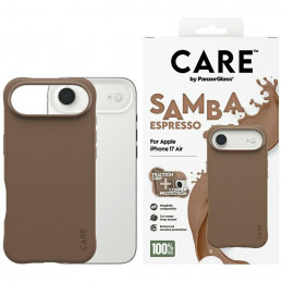 „CARE by PanzerGlass“ madingas „Samba MagSafe“ dėklas, skirtas „iPhone Air“ – rudas