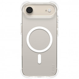 „CARE by PanzerGlass“ madingas „Samba“ dėklas su baltu „MagSafe“, skirtas „iPhone Air“ – permatomas