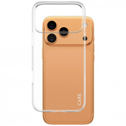 „CARE by PanzerGlass“ madingas minkštas „X-Ray“ dėklas, skirtas „iPhone 17 Pro Max“ – permatomas