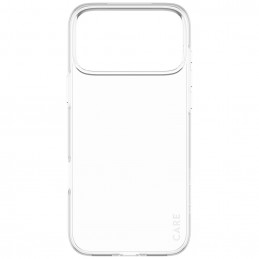 „CARE by PanzerGlass“ madingas minkštas „X-Ray“ dėklas, skirtas „iPhone 17 Pro Max“ – permatomas