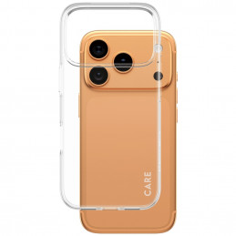 „CARE by PanzerGlass“ madingas minkštas „X-Ray“ dėklas, skirtas „iPhone 17 Pro“ – permatomas
