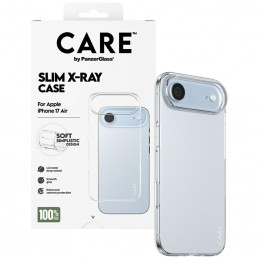 „CARE by PanzerGlass“ madingas minkštas „X-Ray“ dėklas, skirtas „iPhone Air“ – permatomas