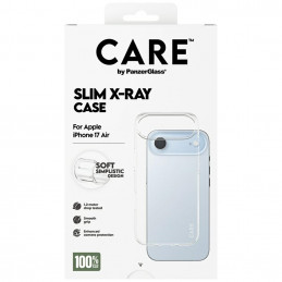 „CARE by PanzerGlass“ madingas minkštas „X-Ray“ dėklas, skirtas „iPhone Air“ – permatomas