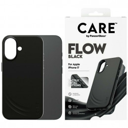 „CARE by PanzerGlass“ „Feature FLOW MagSafe“ dėklas, skirtas „iPhone 17“ – juodas