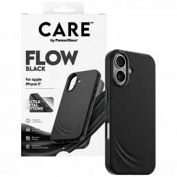 „CARE by PanzerGlass“ „Feature FLOW MagSafe“ dėklas, skirtas „iPhone 17“ – juodas