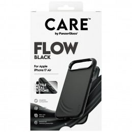 „CARE by PanzerGlass“ „Feature FLOW MagSafe“ dėklas, skirtas „iPhone Air“ – juodas