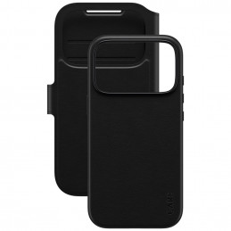 „CARE by PanzerGlass Feature Tango 2in1“ piniginės dėklas su „MagSafe“ jungtimi, skirtas „iPhone 17 Pro“ – juodas