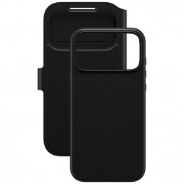 „CARE by PanzerGlass Feature Tango 2in1“ piniginės dėklas su „MagSafe“ jungtimi, skirtas „iPhone 17 Pro Max“ – juodas