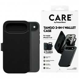 „CARE by PanzerGlass Feature Tango 2in1“ piniginės dėklas su „MagSafe“ dėklu, skirtas „iPhone Air“ – juodas