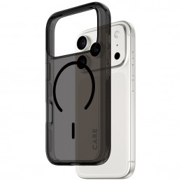 „CARE by PanzerGlass“ flagmaninis „Urban Explorer“ dėklas su juodu „MagSafe“, skirtas „iPhone 17 Pro“ – juodas