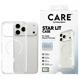 „CARE by PanzerGlass“ flagmaninis „Urban Explorer“ dėklas su baltu „MagSafe“, skirtas „iPhone 17 Pro Max“ – skaidrūs bli...
