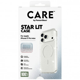 „CARE by PanzerGlass“ flagmaninis „Urban Explorer“ dėklas su baltu „MagSafe“, skirtas „iPhone 17 Pro Max“ – skaidrūs bli...