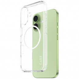 „CARE by PanzerGlass“ „Flagship Urban Explorer“ dėklas su baltu „MagSafe“, skirtas „iPhone 17“ – permatomas