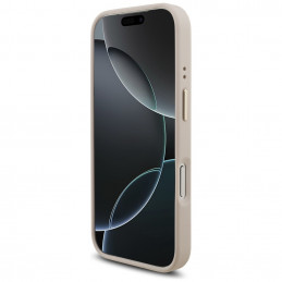 „Guess 4G Big 4G Classic“ logotipo dėklas, skirtas iPhone 17 Pro – rožinio aukso spalvos