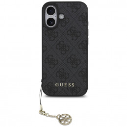 „Guess 4G Charms Collection“ „MagSafe“ dėklas, skirtas „iPhone 17“ – juodas