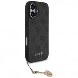 „Guess 4G Charms Collection“ „MagSafe“ dėklas, skirtas „iPhone 17“ – juodas