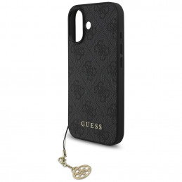 „Guess 4G Charms Collection“ „MagSafe“ dėklas, skirtas „iPhone 17“ – juodas