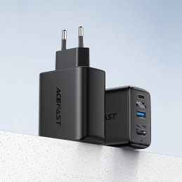 Acefast 2in1 GaN 65W USB Type C / USB įkroviklis, HDMI adapteris 4K@60Hz (komplektas su laidu) balta (A17 balta)