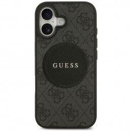 „Guess 4G Circle Classic Logo MagSafe“ dėklas, skirtas iPhone 17 – juodas