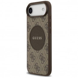 „Guess 4G Circle Classic Logo MagSafe“ dėklas, skirtas „iPhone Air“ – rudas