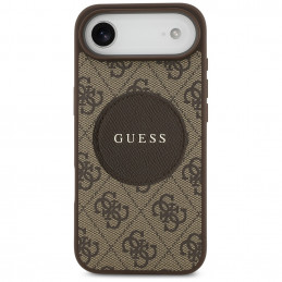 „Guess 4G Circle Classic Logo MagSafe“ dėklas, skirtas „iPhone Air“ – rudas