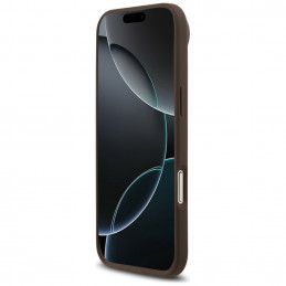„Guess 4G Circle Classic Logo MagSafe“ dėklas, skirtas „iPhone Air“ – rudas