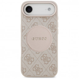 „Guess 4G Circle Classic Logo MagSafe“ dėklas, skirtas „iPhone Air“ – rožinis