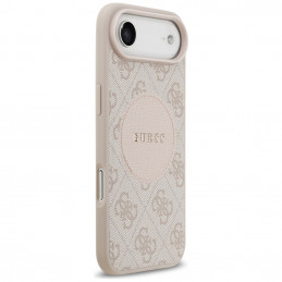 „Guess 4G Circle Classic Logo MagSafe“ dėklas, skirtas „iPhone Air“ – rožinis