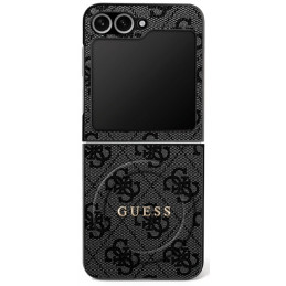 „Guess 4G Classic MagSafe“ dėklas, skirtas „Samsung Galaxy Z Flip 7“ – juodas