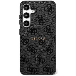 „Guess 4G Ring Classic Logo MagSafe“ dėklas, skirtas „Samsung Galaxy S25 FE“ - juodas
