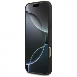 „Guess 4G Strap 4G Classic“ logotipo dėklas, skirtas „iPhone 17 Pro Max“ – juodas
