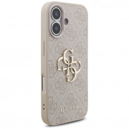 „Guess 4G Strap 4G Classic“ logotipo dėklas, skirtas iPhone 17 – rožinis
