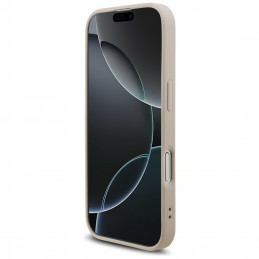 „Guess 4G Strap 4G Classic“ logotipo dėklas, skirtas iPhone 17 – rožinis