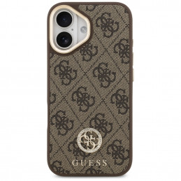„Guess 4G Strass Logo MagSafe“ dėklas, skirtas iPhone 17 – rudas