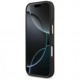 „Guess 4G Strass Logo MagSafe“ dėklas, skirtas „iPhone 17 Pro“ – juodas