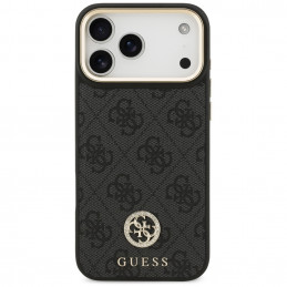 „Guess 4G Strass Logo MagSafe“ dėklas, skirtas „iPhone 17 Pro Max“ – juodas