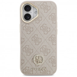 „Guess 4G Strass Logo MagSafe“ dėklas, skirtas iPhone 17 – rožinis