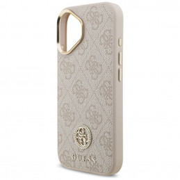 „Guess 4G Strass Logo MagSafe“ dėklas, skirtas iPhone 17 – rožinis