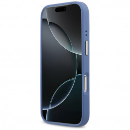 „Guess 4G Stripe MagSafe“ dėklas, skirtas „iPhone 17 Pro“ – mėlynas