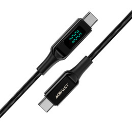 Acefast C6-03 Black USB-C - USB-C PD QC kabelis 100W 5A 480Mb/ s 2m - juodas