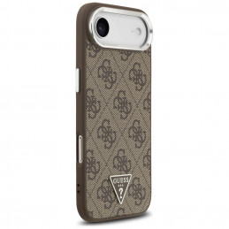 „Guess 4G“ trikampio logotipo „MagSafe“ dėklas, skirtas „iPhone Air“ – rudas