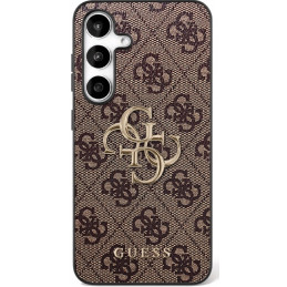 „Guess Big 4G Classic“ logotipo dėklas, skirtas „Samsung Galaxy S25 FE“ – rudas