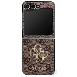 „Guess Big 4G Logo Classic“ dėklas, skirtas „Samsung Galaxy Z Flip 7“ – rudas