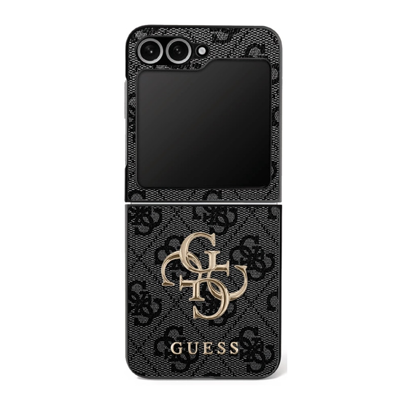 „Guess Big 4G Logo Classic“ dėklas, skirtas „Samsung Galaxy Z Flip 7“ – juodas