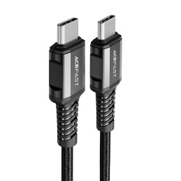 Acefast C1-03 USB-C – USB-C PD QC kabelis 60W 3A 480Mb/ s 1,2m – juodas