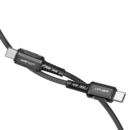 Acefast C1-03 USB-C – USB-C PD QC kabelis 60W 3A 480Mb/ s 1,2m – juodas