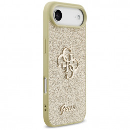 „Guess“ fiksuoto blizgučių dizaino „iPhone Air“ dėklas – auksinis
