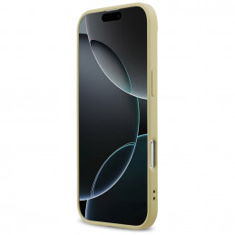 „Guess“ fiksuoto blizgučių dizaino „iPhone Air“ dėklas – auksinis