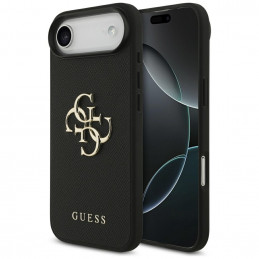 „Guess Grained Big 4G & Classic Logo“ dėklas, skirtas „iPhone Air“ – juodas