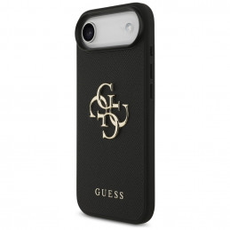 „Guess Grained Big 4G & Classic Logo“ dėklas, skirtas „iPhone Air“ – juodas